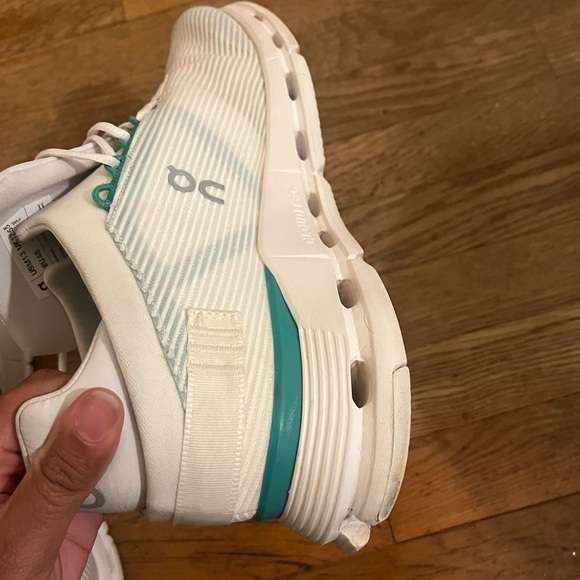 ON RUNNING Mens Cloudnova Void white mint - Picture 7 of 10